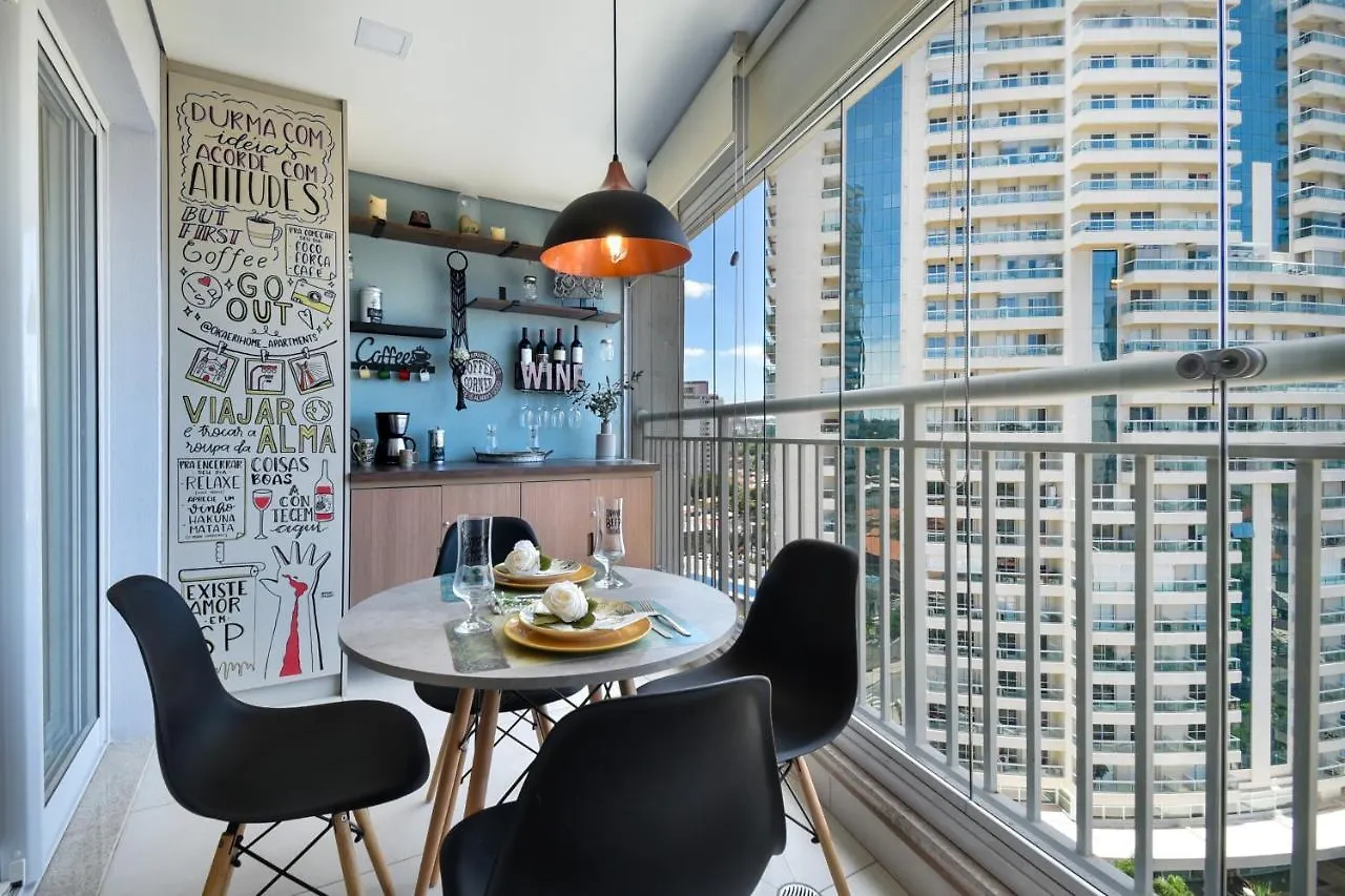 Edificio Summit Pinheiros: City View Balcony with Pool & Fitness near Subway Sao Paulo 0*,  Brazil