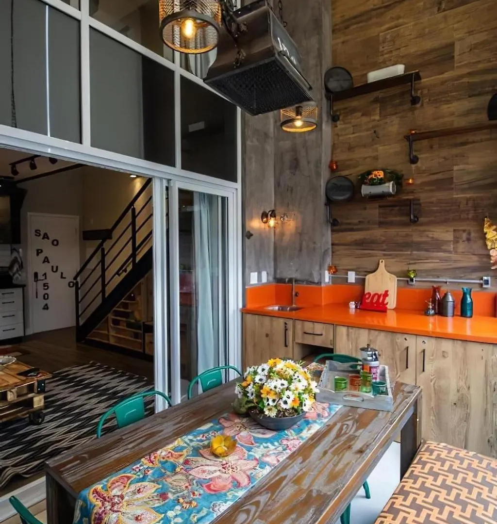 Edificio Summit Pinheiros: City View Balcony with Pool & Fitness near Subway Sao Paulo