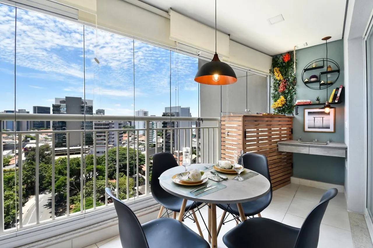 Edificio Summit Pinheiros, Aptos Com Wi-Fi, Ar Condicionado, Varanda, Piscina, Academia E Estacionamento, Proximo Ao Metro São Paulo Apartman