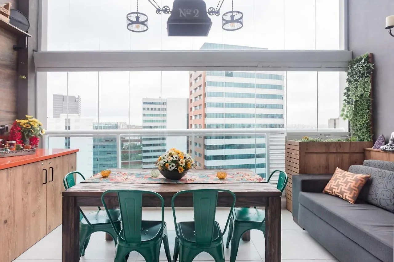Edificio Summit Pinheiros, Aptos Com Wi-Fi, Ar Condicionado, Varanda, Piscina, Academia E Estacionamento, Proximo Ao Metro São Paulo Apartman