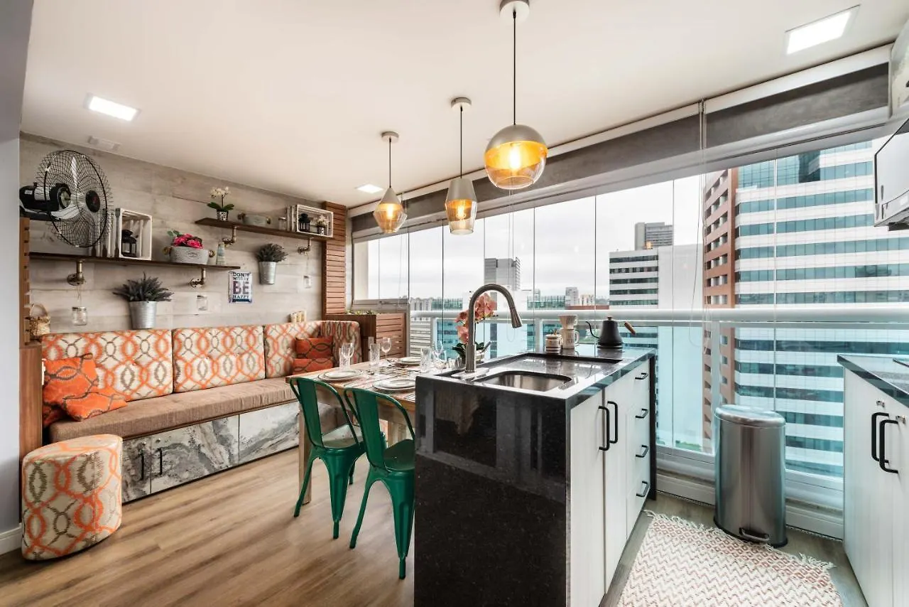 Edificio Summit Pinheiros, Aptos Com Wi-Fi, Ar Condicionado, Varanda, Piscina, Academia E Estacionamento, Proximo Ao Metro São Paulo